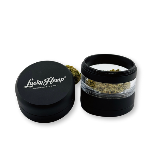 Grinder Lucky Hemp® con finestra di visualizzazione
