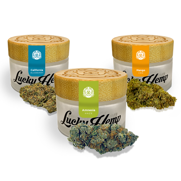 3 premium tasting set flowers Lucky Hemp   