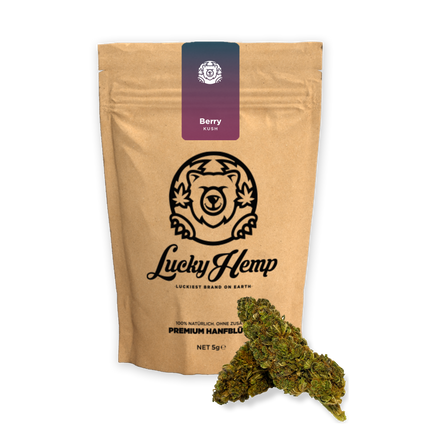 Berry Kush ecopack flowers Lucky Hemp   