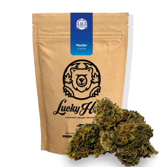 Master Kush refill pack flowers Lucky Hemp   